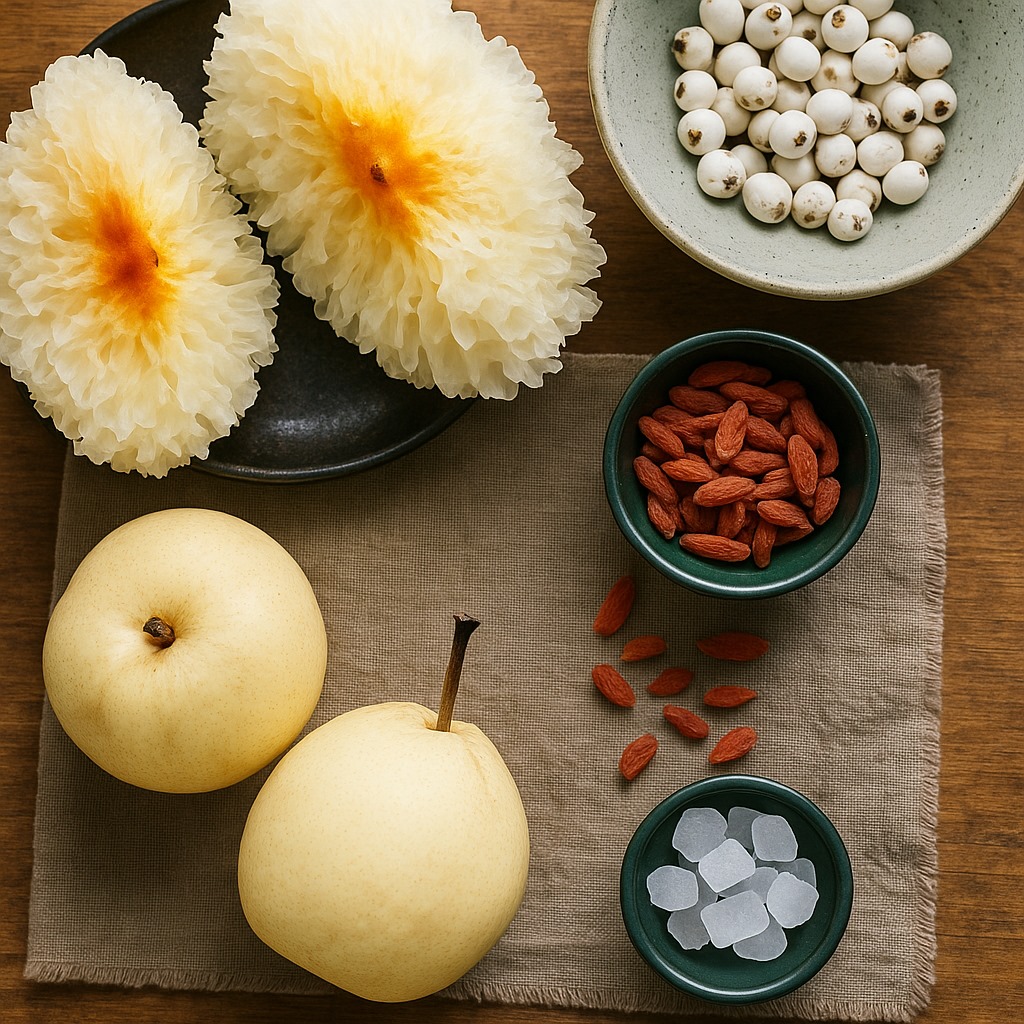 Tremella, goji berries, and other natural wellness ingredients